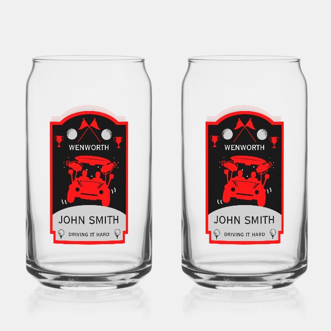 Funny Golf Geschenk für Anfänger Dosenglas (Vorderseite)