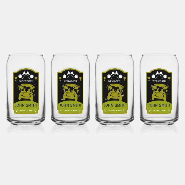 Funny Golf Geschenk für Anfänger Dosenglas (Vorderseite)
