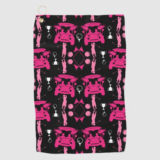 Funny Golf Geschenk für Anfänger Golfhandtuch (Vorderseite)