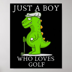 Funny Golf Geschenk für Jungs Kinder Golf Spielfel Poster