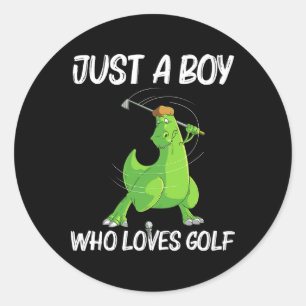 Funny Golf Geschenk für Jungs Kinder Golf Spielfel Runder Aufkleber
