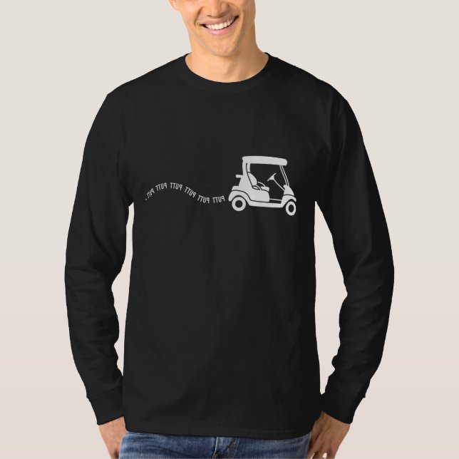 Funny Golf Geschenk Golfspielen Cart Jota Putt Bir T-Shirt (Vorderseite)