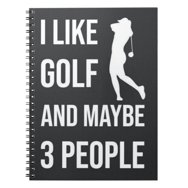 Funny Golf Geschenke für Damen Sport Spaß für sie Notizblock (Vorderseite)