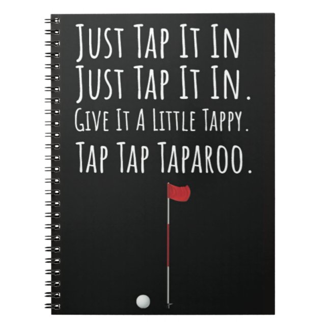 Funny Golf Geschenke Golfer Spaß Joystick Notizblock (Vorderseite)