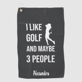 Funny Golf Gifts For Her Ladies Women Fun Girls Golfhandtuch