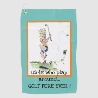 Funny Golf Handtuch