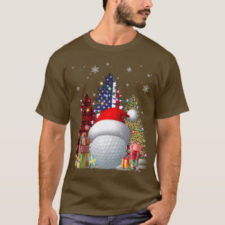Funny Golf Hat Santa Flag Us Buffalo Kariert Leopa T-Shirt