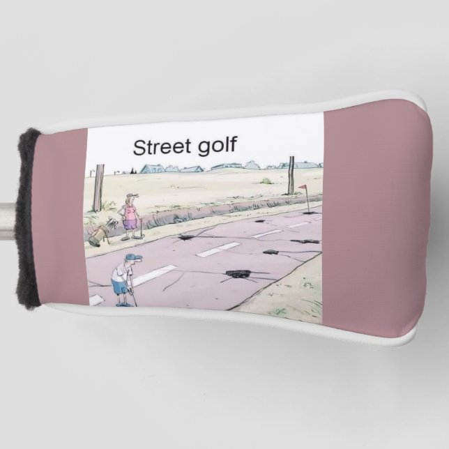 FUNNY Golf Head STREER GOLF SPASS GOLF KOPFDECKEL Headcover (Vorderseite)
