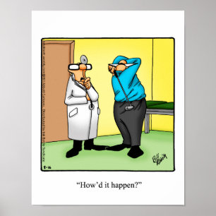 Funny Golf Humor Poster Gift