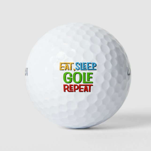 Funny Golf Joke Golfer Golfball (Vorderseite)