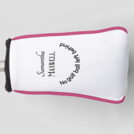 Funny Golf Joke Minimalistisch Elegante Individuel Headcover