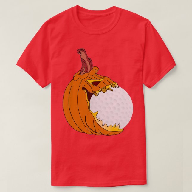 Funny Golf Lover Halloween T-Shirt (Design vorne)