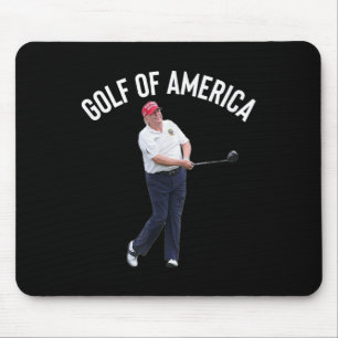 Funny Golf of America Donald Trump Pun Mousepad