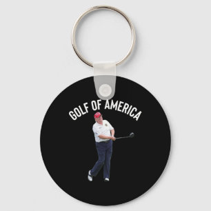 Funny Golf of America Donald Trump Pun Schlüsselanhänger