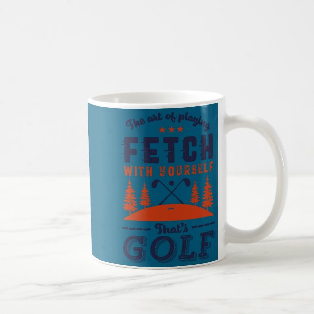 Funny Golf Player Quote For Golfers Love Golfing  Kaffeetasse (Rechts)
