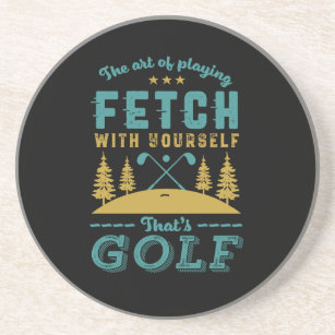 Funny Golf Player Zitat Golfers Liebe Golfsport Getränkeuntersetzer
