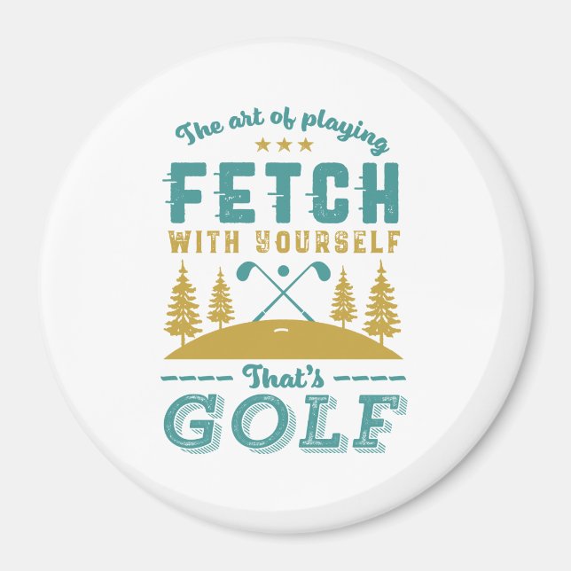 Funny Golf Player Zitat Golfers Liebe Golfsport Magnet (Vorne)