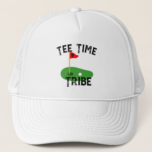 Funny Golf Quotes Pub T-Shirt Time Tribe Golf Hat Truckerkappe (Vorderseite)