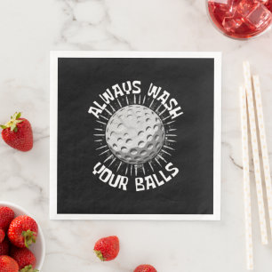 Funny Golf Serviette