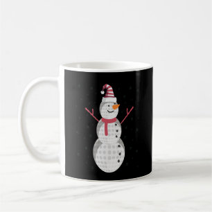 Funny Golf Snowman Weihnachten Neues Jahr Geschenk Kaffeetasse
