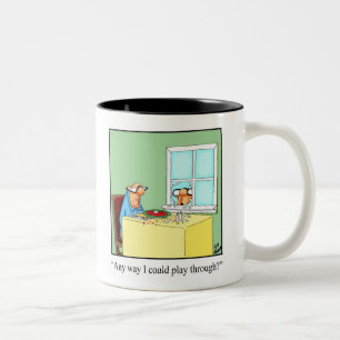 Funny Golf Spaß "Play Through" Tasse