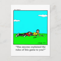 Funny Golf Spaß Postcard