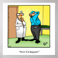Funny Golf Spaß Poster Geschenk