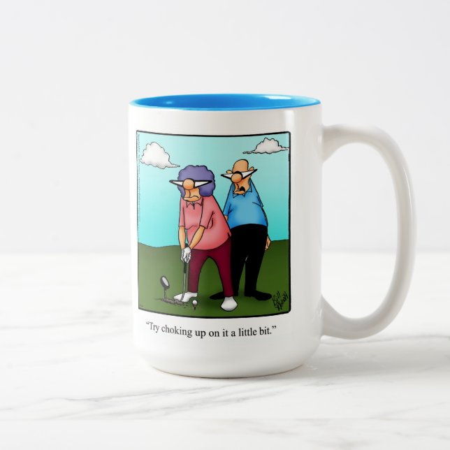 Funny Golf Spaß Tasse (Rechts)
