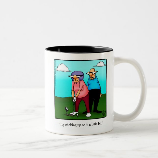 Funny Golf Spaß Tasse Geschenk (Rechts)