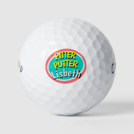 Funny Golf Sprichwort Female Neuartiges Golf Balls Golfball