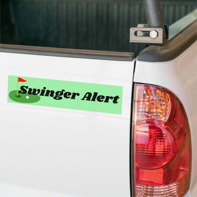 Funny Golf Swinger Sticker Car Autoaufkleber (Auf Lkw)