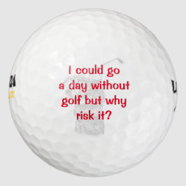 Funny Golf Theme Golfball