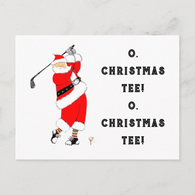 Funny Golf Weihnachten (Vorderseite)