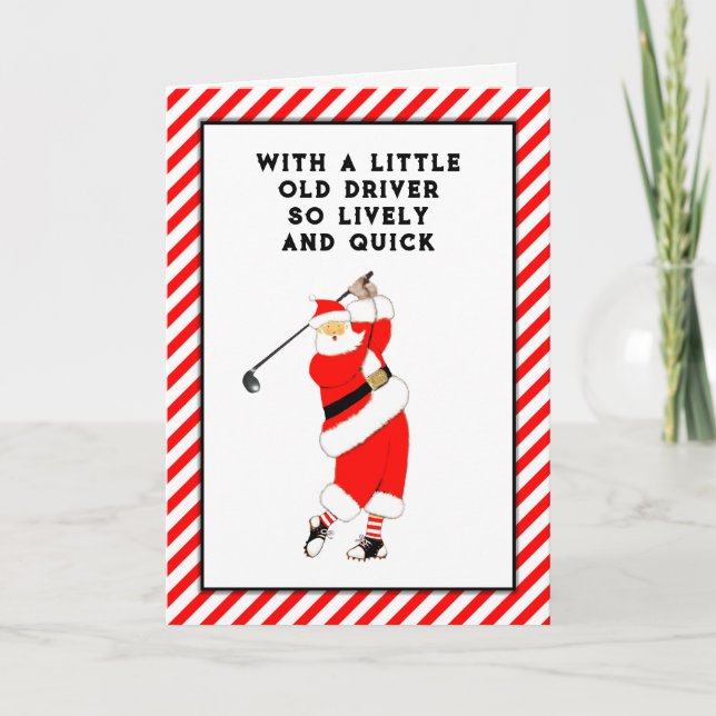 Funny Golf Weihnachten (Vorderseite)