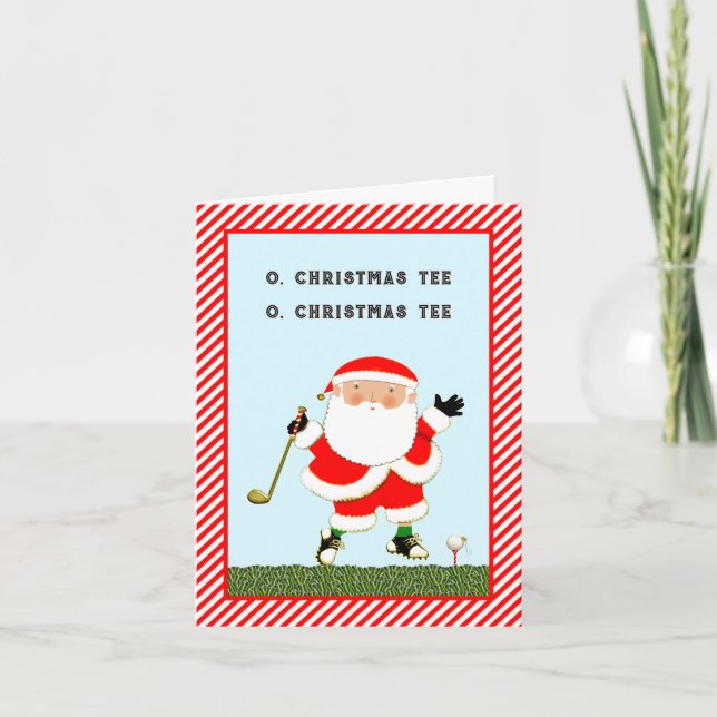 Funny Golf Weihnachten (Vorderseite)