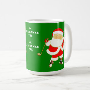 Funny Golf Weihnachten Kaffeetasse