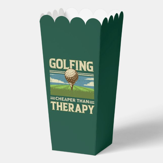 Funny Golf Wort Art Party Geschenkschachtel (Vorderseite)