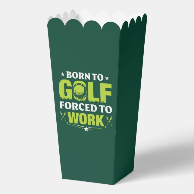 Funny Golf Wort Art Party Geschenkschachtel (Vorderseite)