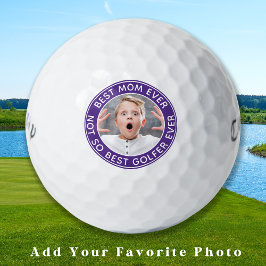 Funny Golfer Beste Mama Immer Personalisiertes Fot Golfball