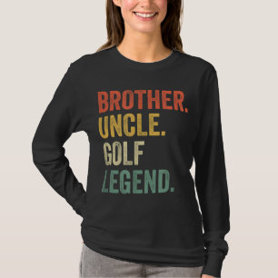 Funny Golfer Brother Uncle Golf Legend Vintag Ret T-Shirt
