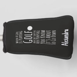 Funny Golfer Gifts For Her Teen Girls Women Player Golf Headcover