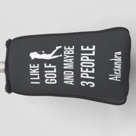 Funny Golfer Gifts For Her Women Sports Player Golf Headcover