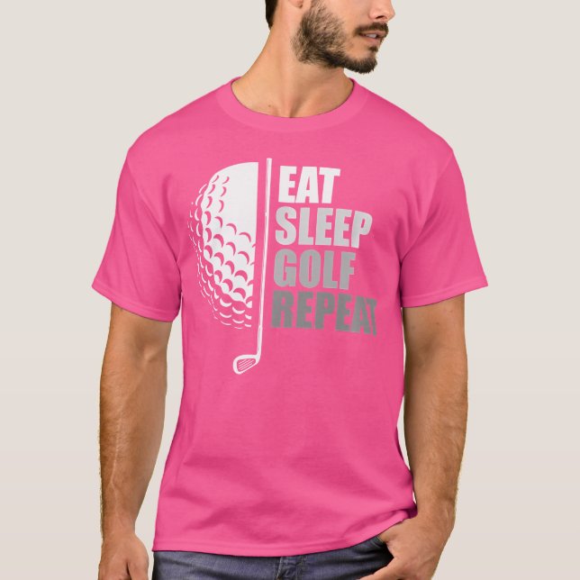 Funny Golfer Golf T-Shirt (Vorderseite)