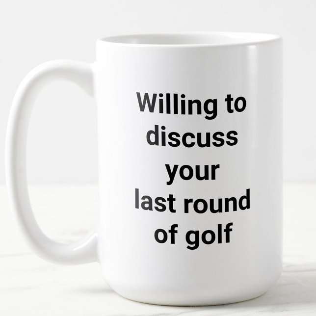 Funny Golfer Spaß Golf Talk Vater Geschenk Kaffeetasse (Von Creator hochgeladen)
