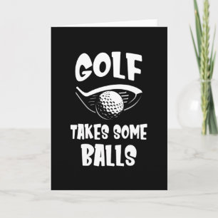 Funny Golfer Sprichwort Golf Karte