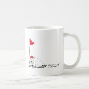 Funny Golfing Dog Hole-in-One Tasse