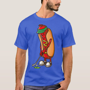 Funny Golfing Hot Dog Golf Geschenke für Men Boys T-Shirt