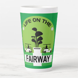 Funny Golfing Pros Golfing Fanatics Sport Milchtasse