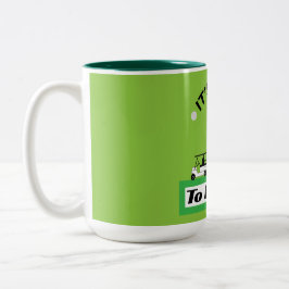 Funny Golfing Pros Golfing Fanatics Sport Zweifarbige Tasse