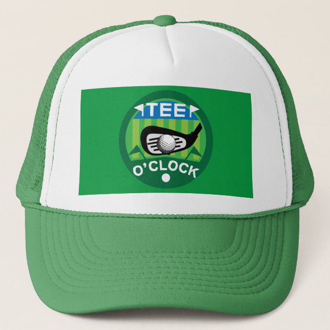 Funny Golfing Pros Golfing Fanatics Truckerkappe (Vorderseite)